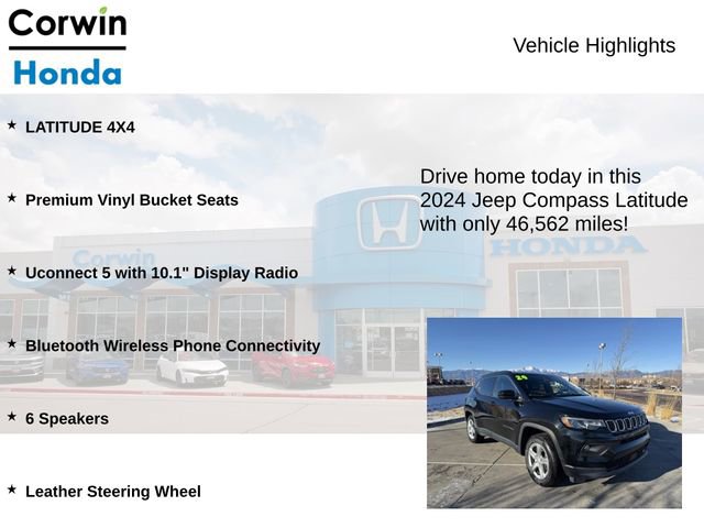 Used 2024 Jeep Compass Latitude image 6
