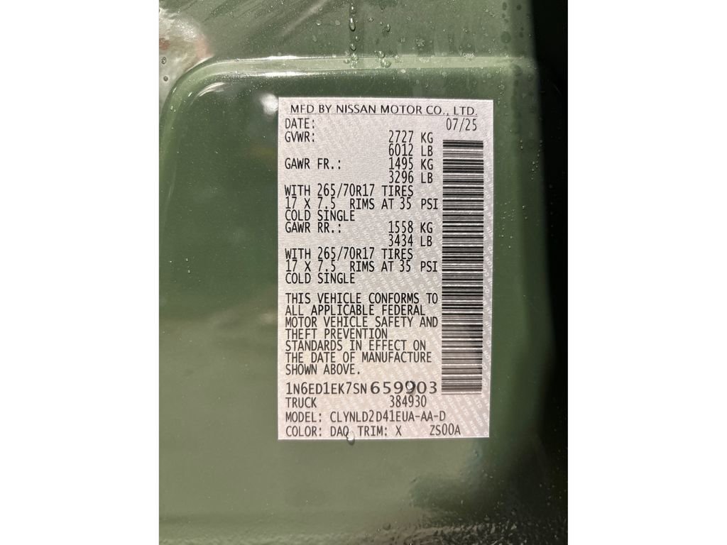 New 2025 Nissan Frontier PRO-4X image 12