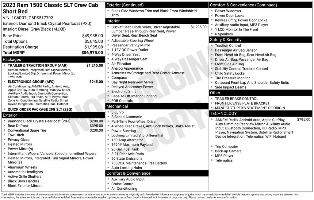 Used 2023 RAM 1500 Classic SLT w/ Trailer & Traction Group image 38