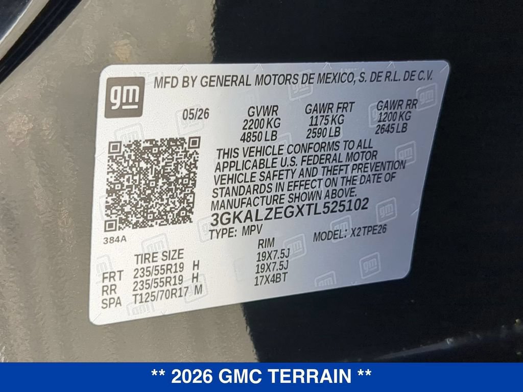 New 2026 GMC Terrain Denali AWD/4WD image 26