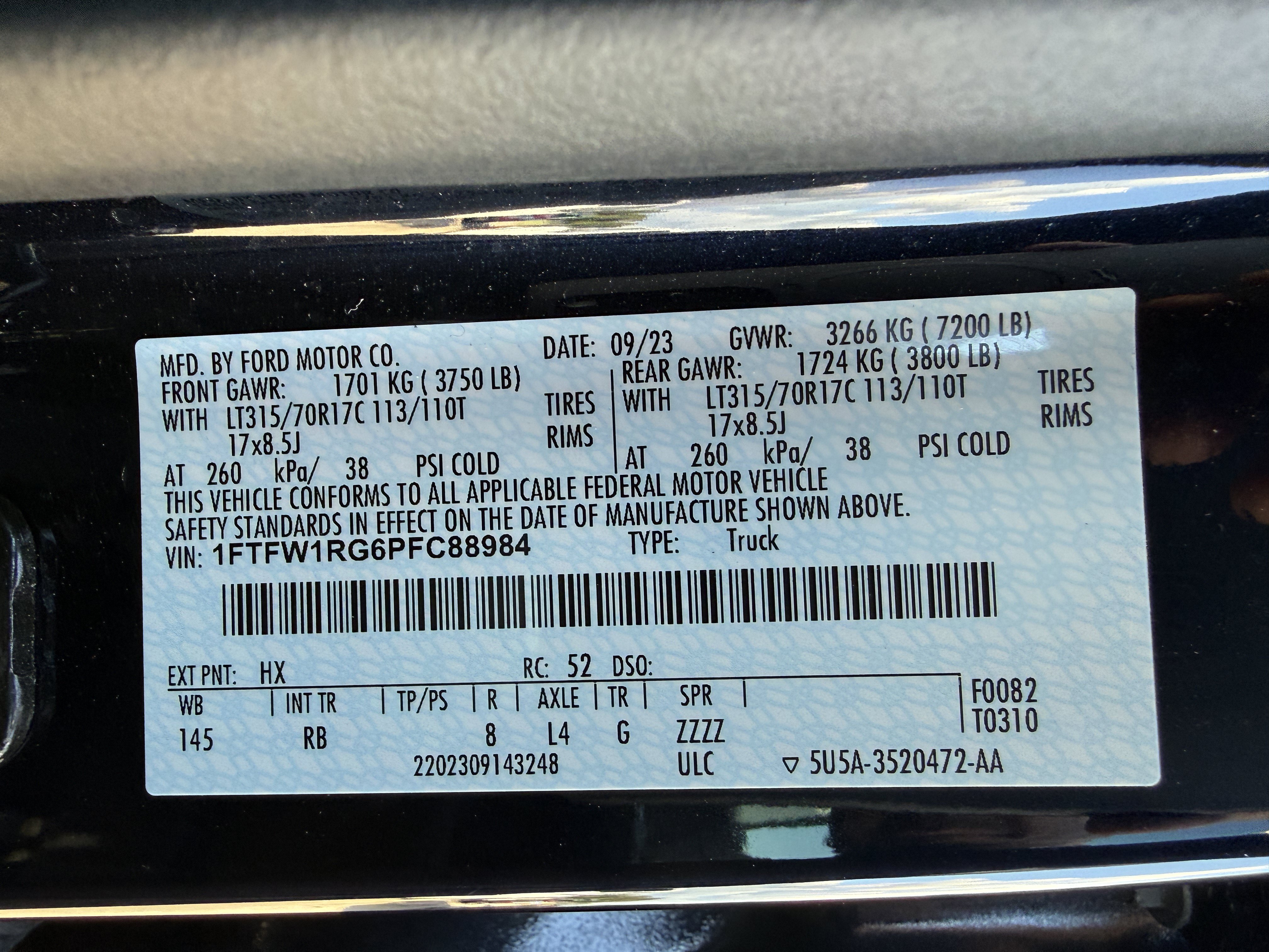 Used 2023 Ford F150 Raptor AWD/4WD image 5