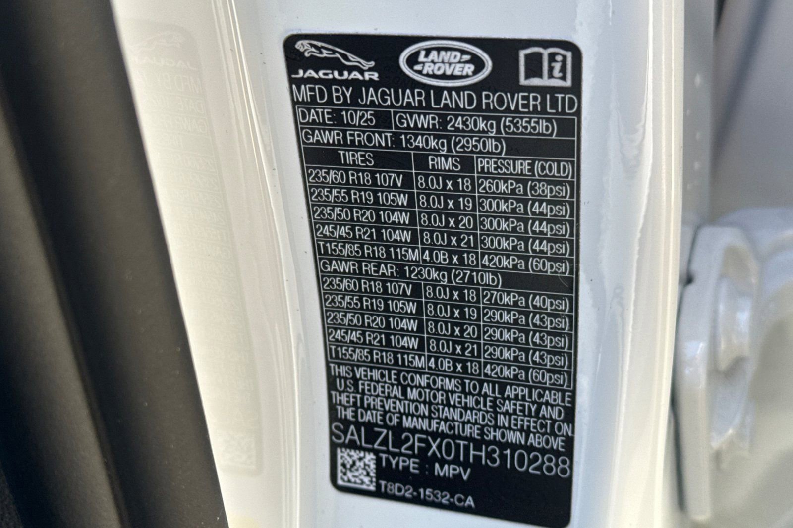 New 2026 Land Rover Range Rover Evoque Dynamic SE image 34