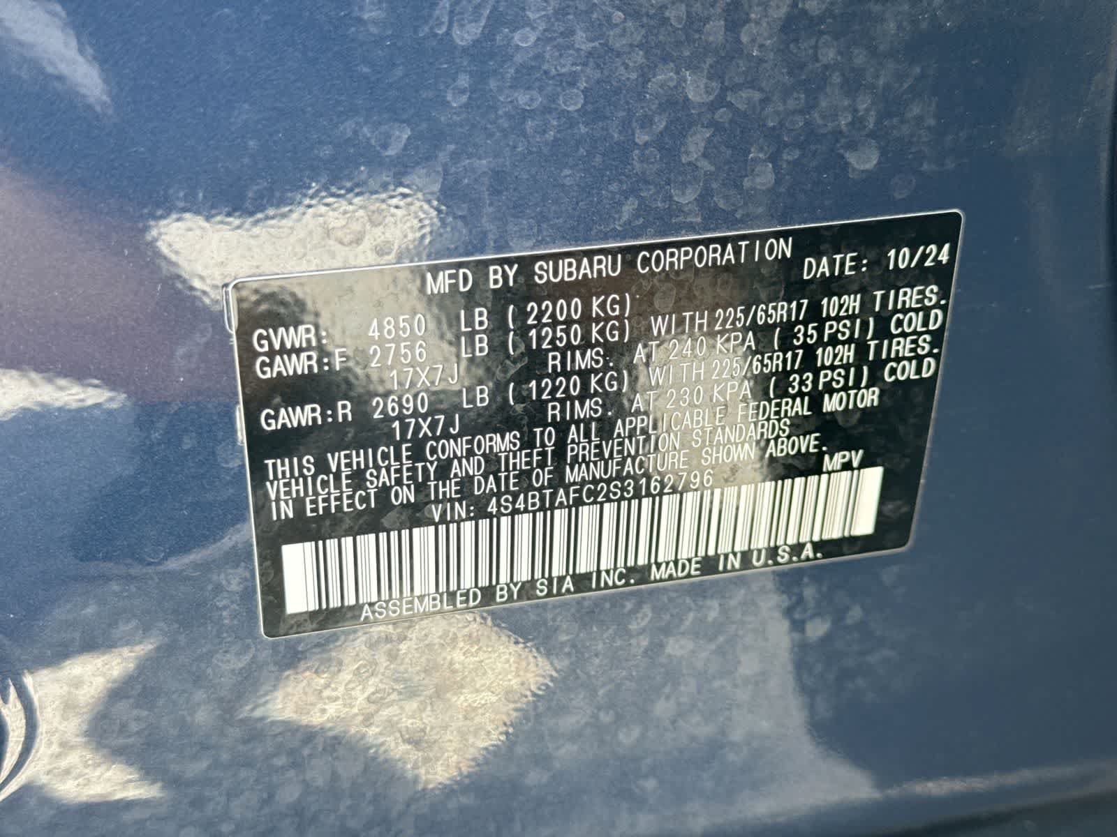 Used 2025 Subaru Outback Premium AWD/4WD image 43