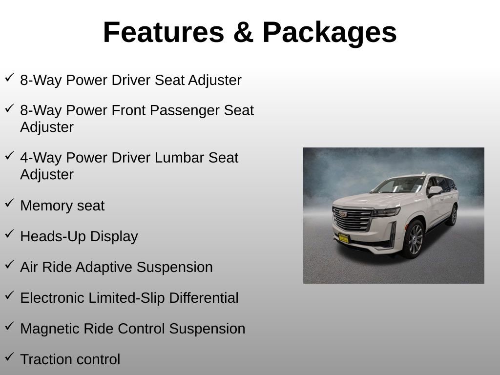 Used 2022 Cadillac Escalade Premium Luxury Platinum w/ Heavy-Duty Trailer Package AWD/4WD image 8