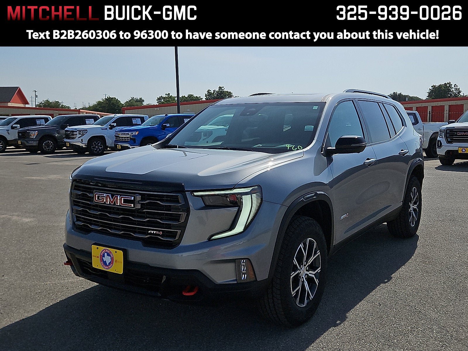 New 2026 GMC Acadia AT4 w/ Luxury Package