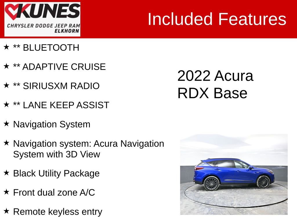 Used 2022 Acura RDX A-Spec Advance Package image 3