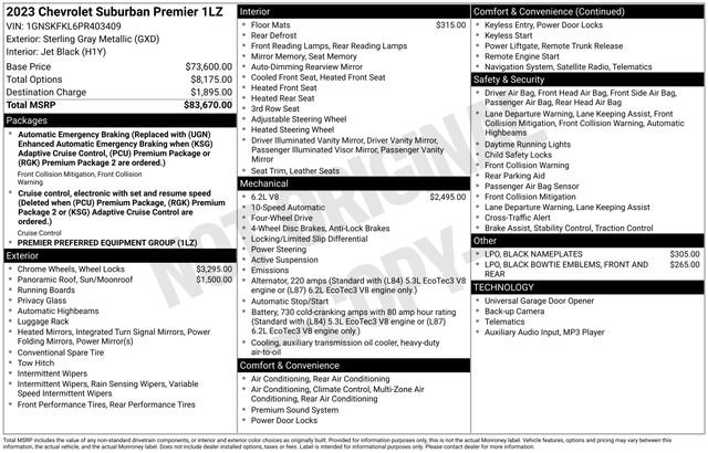 Certified 2023 Chevrolet Suburban Premier image 6