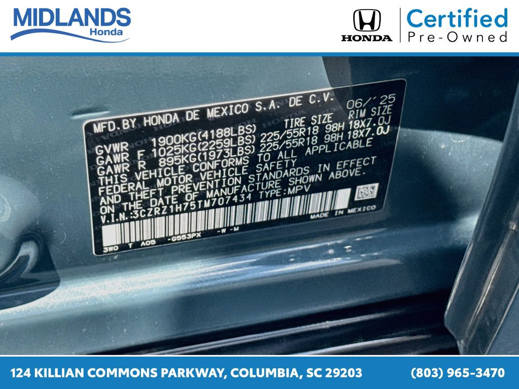 Certified 2026 Honda HR-V EX-L image 32