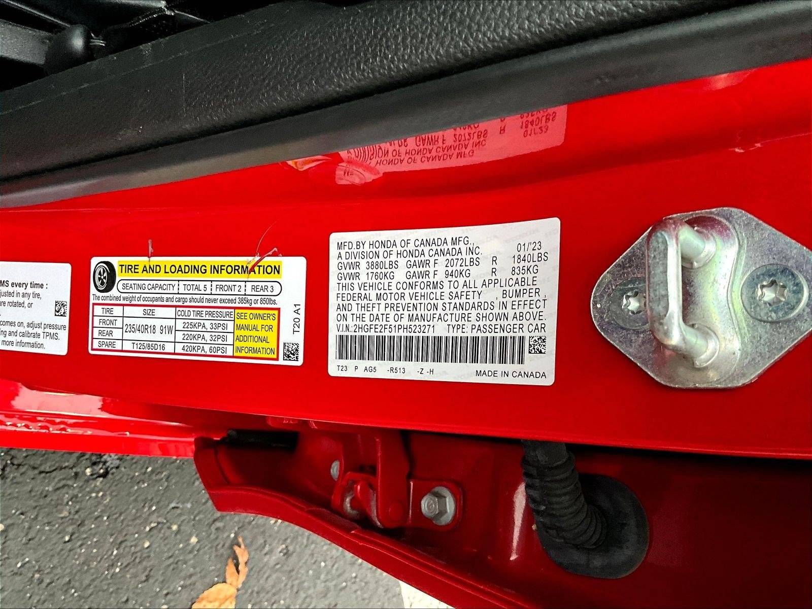 Used 2023 Honda Civic Sport image 18