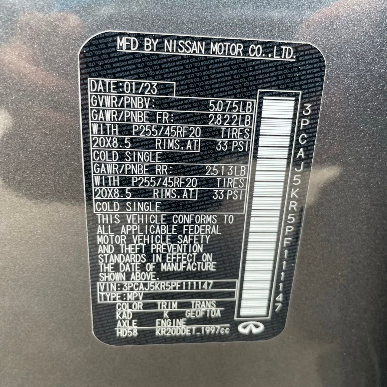 Used 2023 INFINITI QX55 Essential AWD/4WD image 29