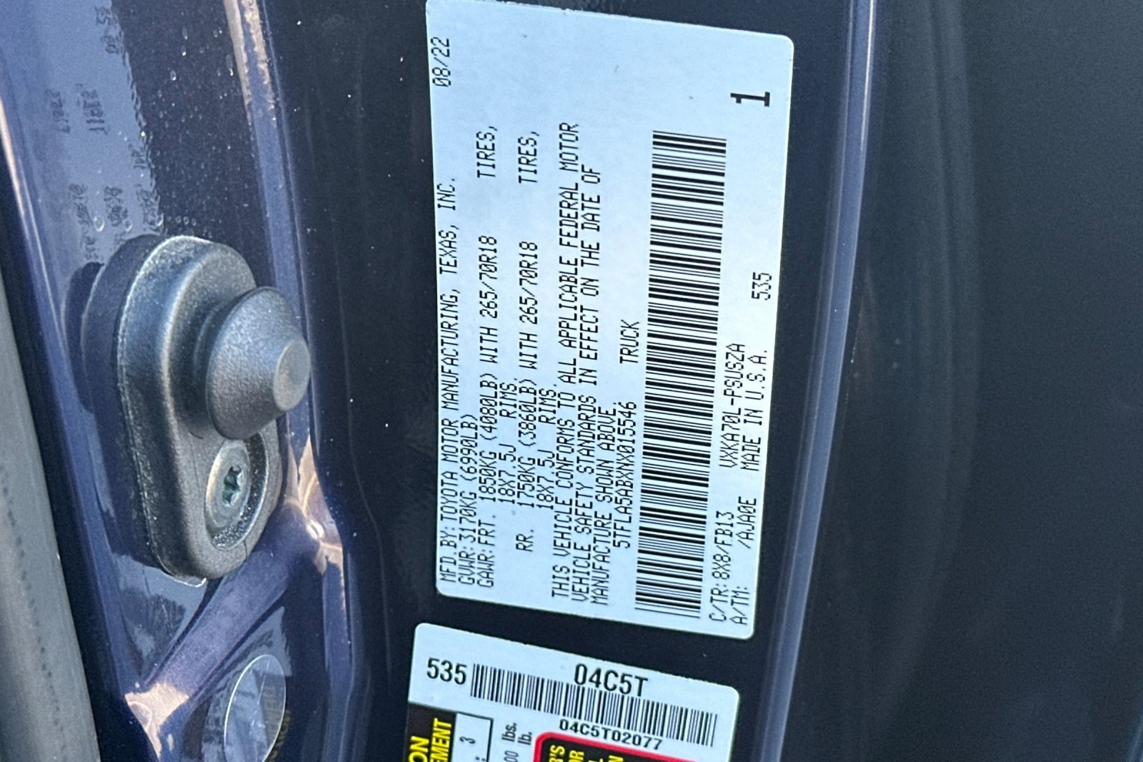 Used 2022 Toyota Tundra SR5 w/ Convenience Package image 29