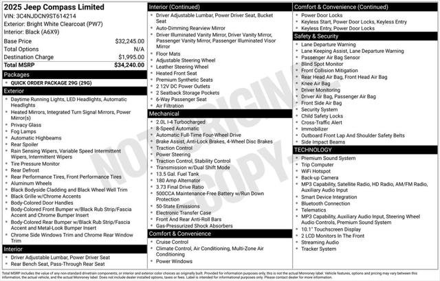 Certified 2025 Jeep Compass Limited AWD/4WD image 2