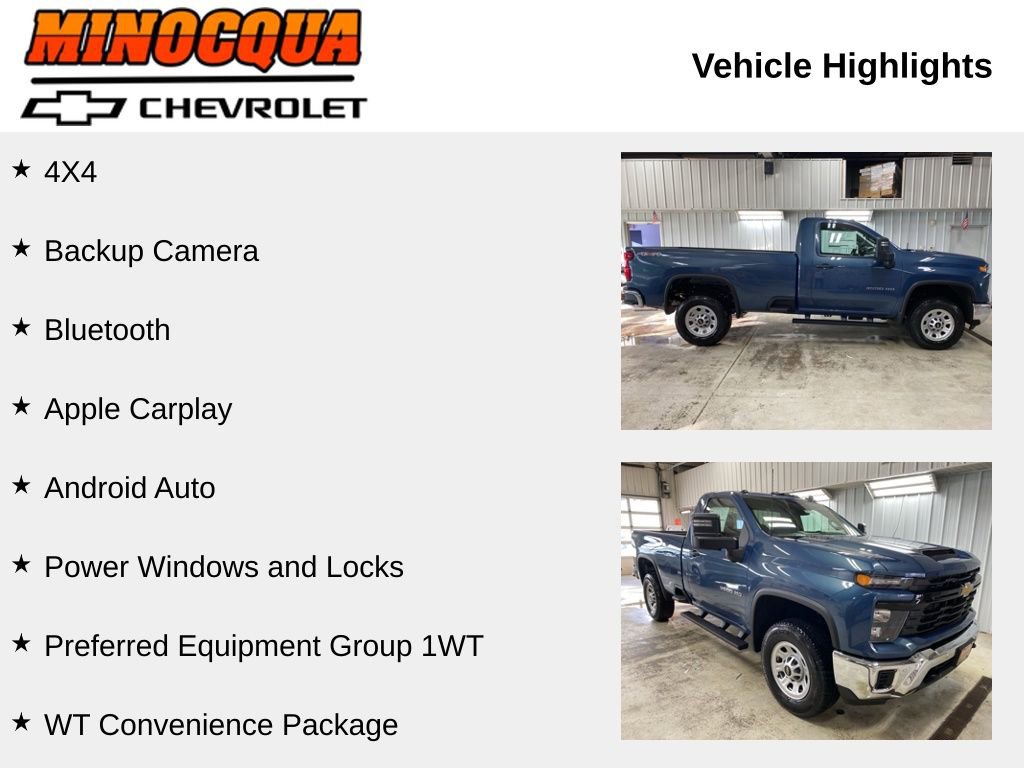 New 2026 Chevrolet Silverado 3500 W/T w/ WT/CX Safety Package AWD/4WD image 2