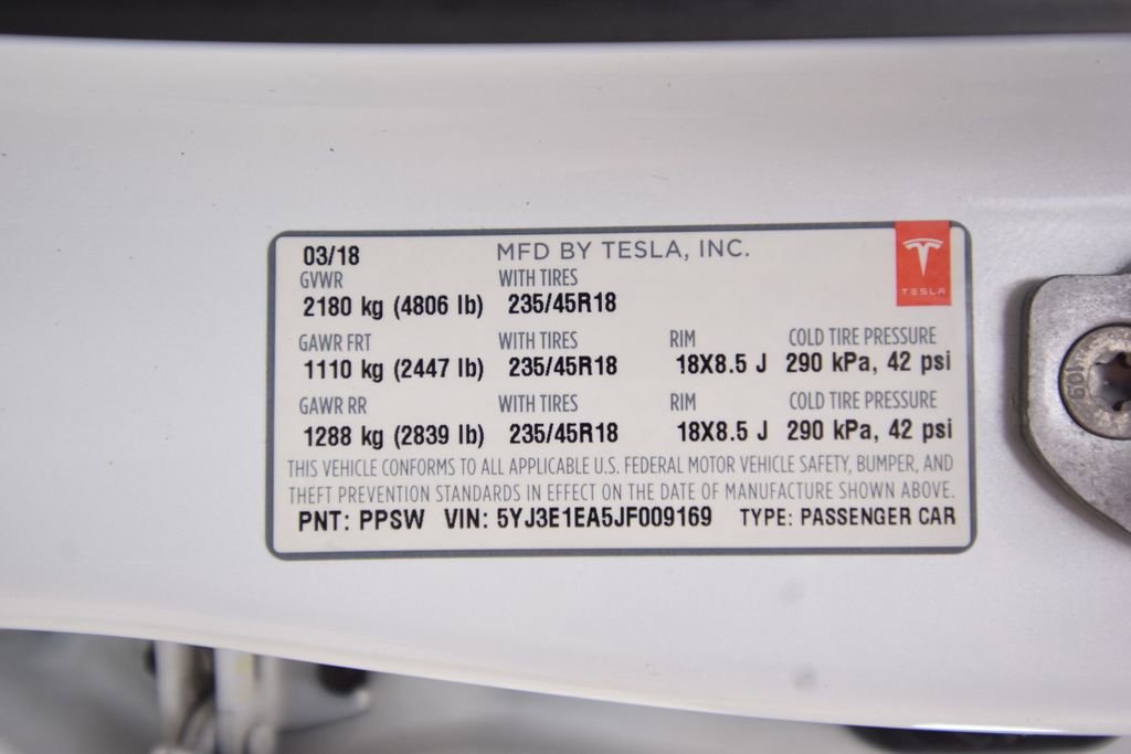 Used 2018 Tesla Model 3 Long Range image 26