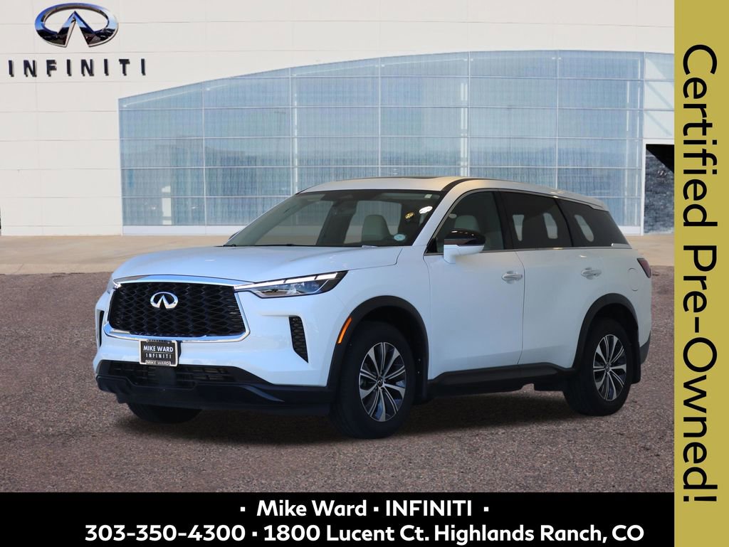 Certified 2025 INFINITI QX60 Pure w/ Cargo Package AWD/4WD image 1