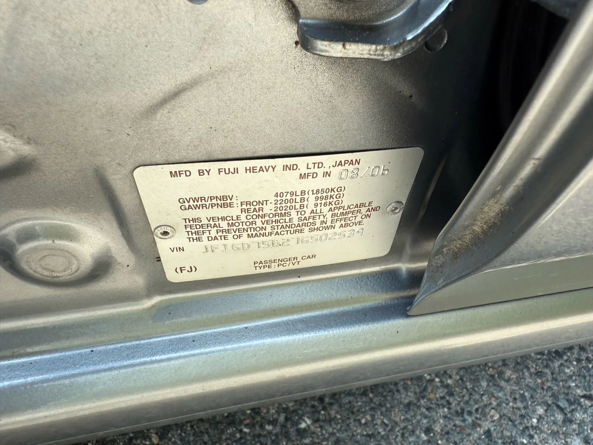 Used 2007 Subaru Impreza WRX TR image 33