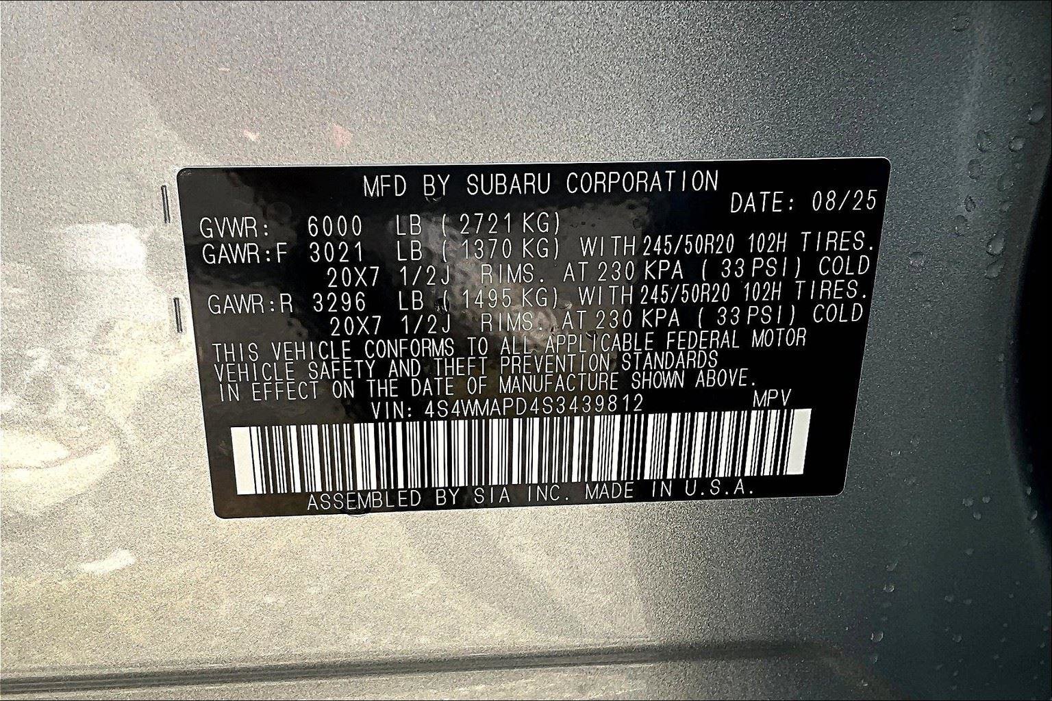 New 2025 Subaru Ascent Limited image 12