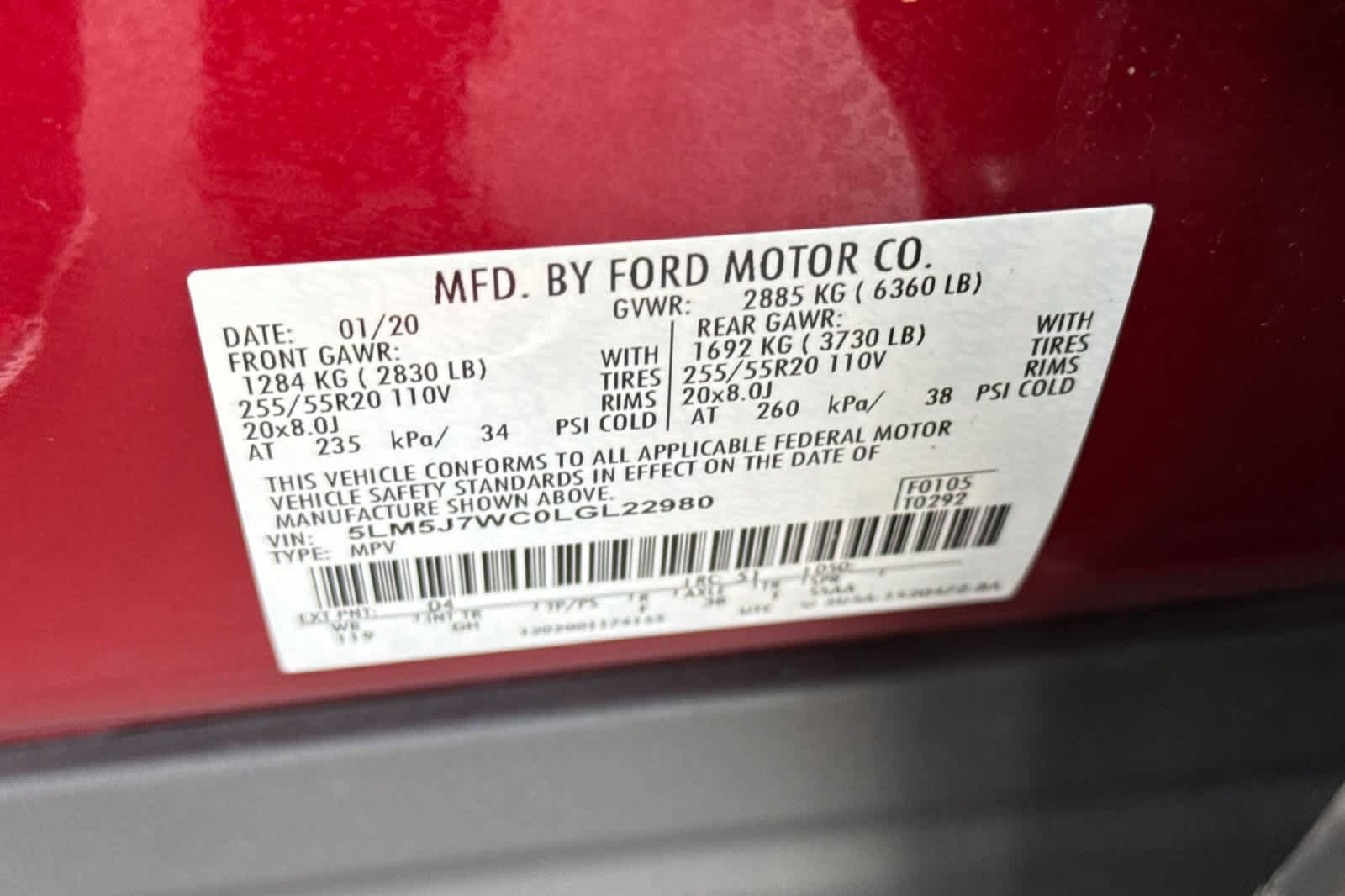Used 2020 Lincoln Aviator Reserve RWD image 30