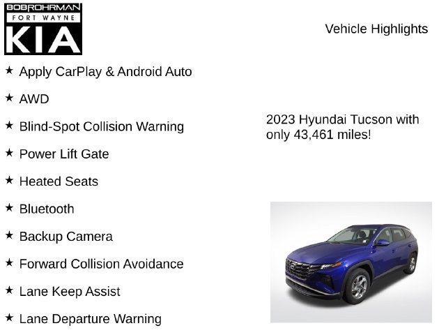 Used 2023 Hyundai Tucson SEL AWD/4WD image 7