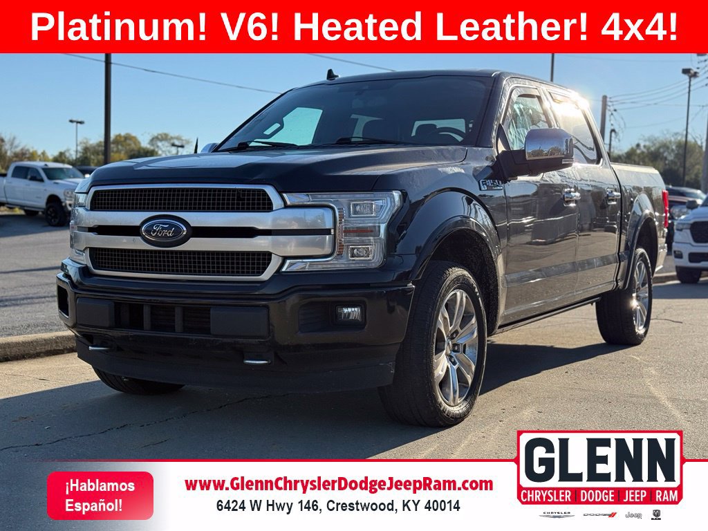 Used 2019 Ford F150 Platinum w/ Trailer Tow Package AWD/4WD image 1