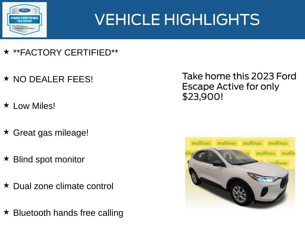 Used 2023 Ford Escape Active FWD image 11