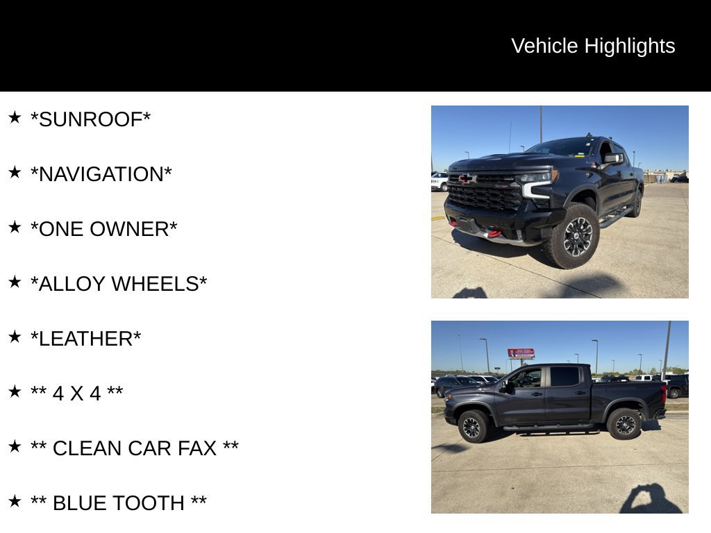 Used 2023 Chevrolet Silverado 1500 ZR2 w/ Technology Package AWD/4WD image 4