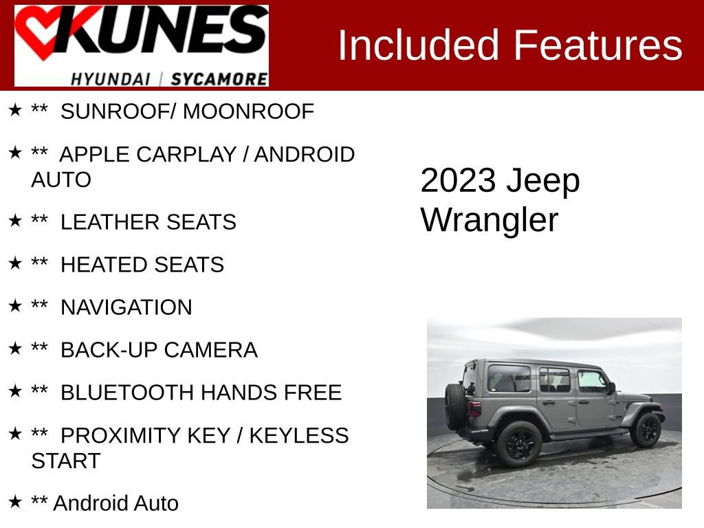 Used 2023 Jeep Wrangler Altitude image 2