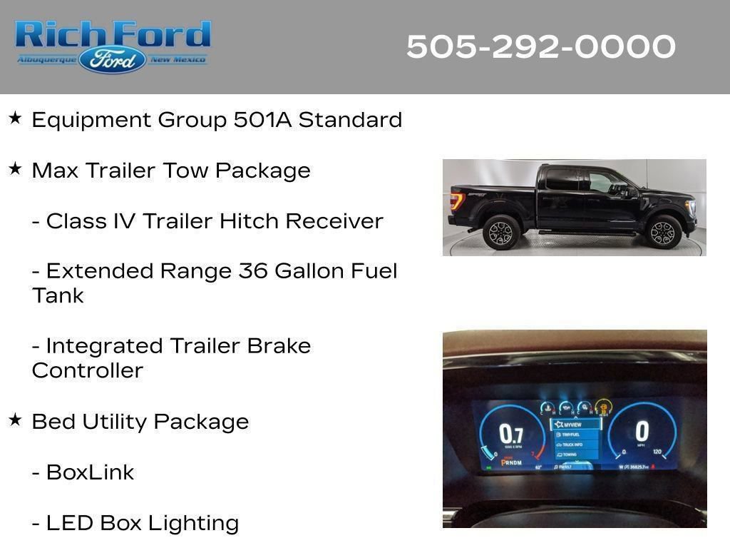 Certified 2023 Ford F150 Lariat w/ Max Trailer Tow Package AWD/4WD image 25