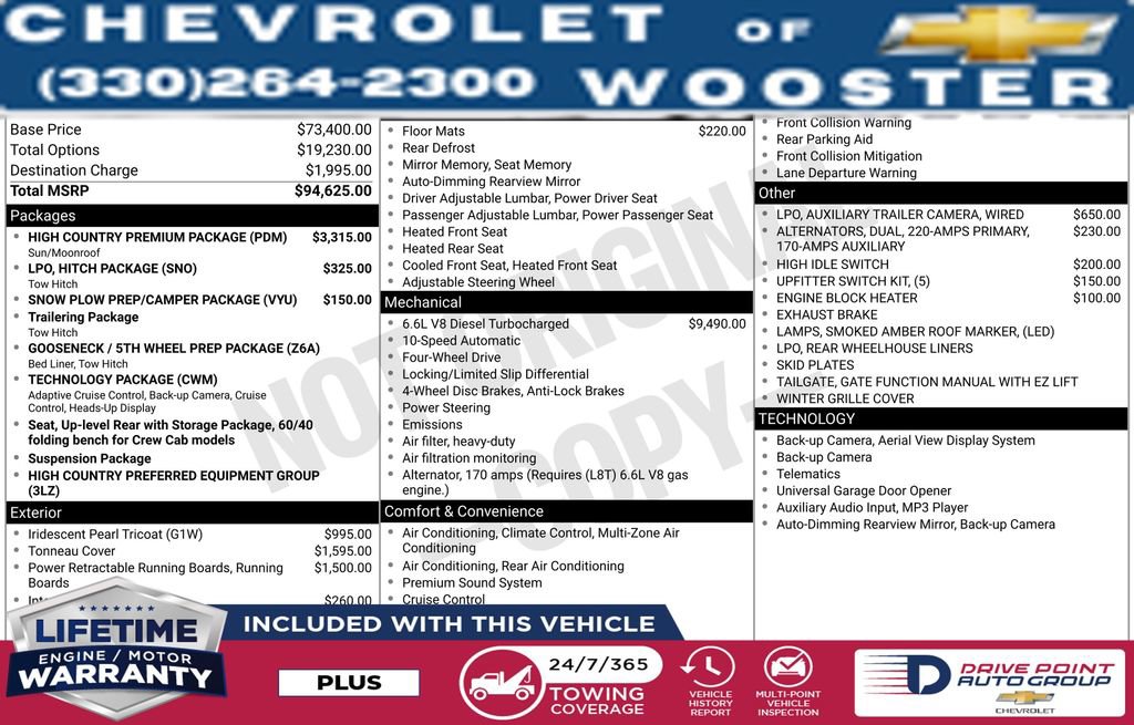 Used 2024 Chevrolet Silverado 3500 High Country w/ High Country Premium Package image 38