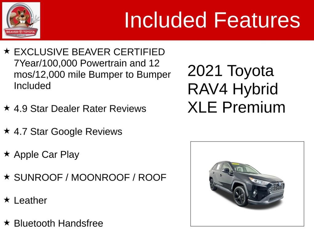 Used 2021 Toyota RAV4 XLE Premium image 4