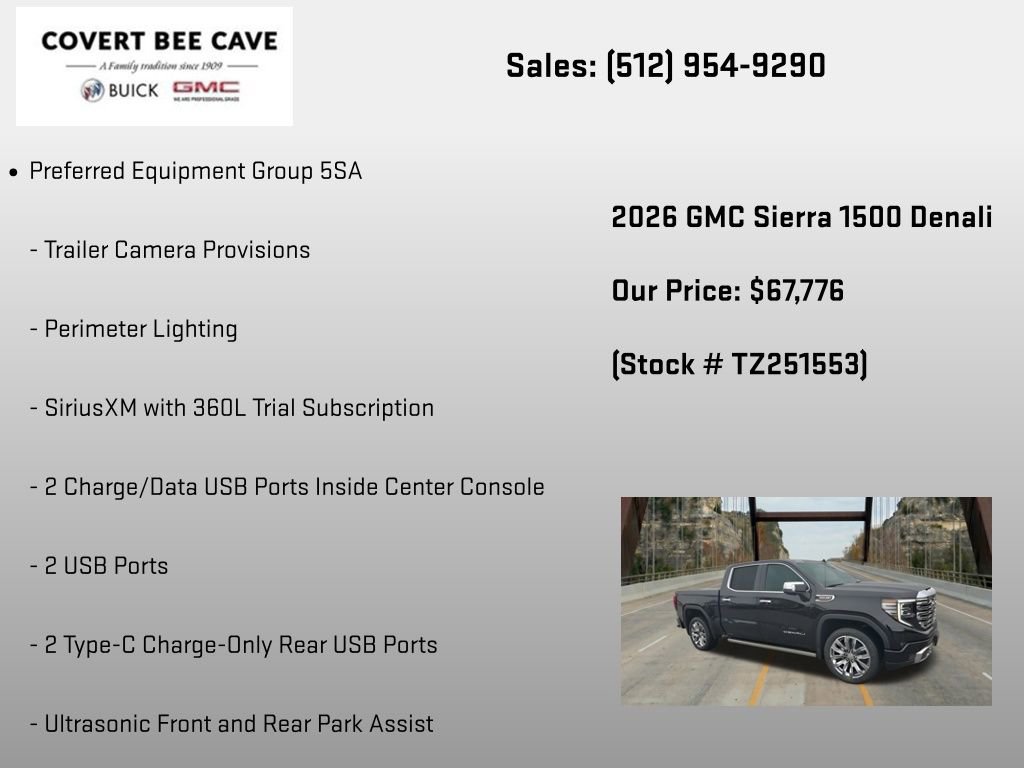 New 2026 GMC Sierra 1500 Denali AWD/4WD image 30