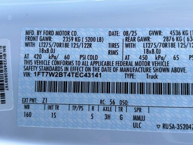 New 2026 Ford F250 XL w/ STX Appearance Package image 29