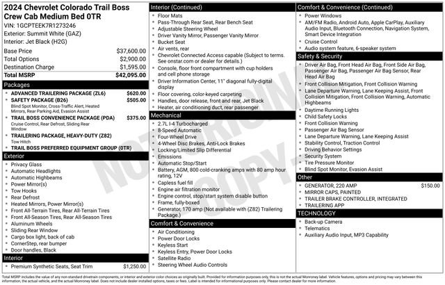 Used 2024 Chevrolet Colorado Trail Boss w/ Advanced Trailering Package image 6