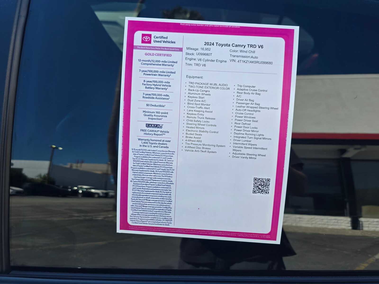 Used 2024 Toyota Camry TRD w/ TRD Package w/JBL Audio image 19