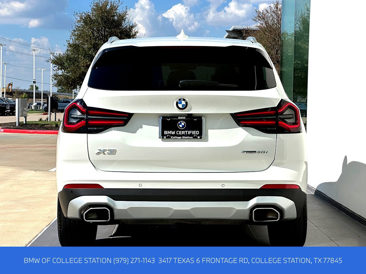 Certified 2024 BMW X3 sDrive30i w/ Convenience Package RWD image 6