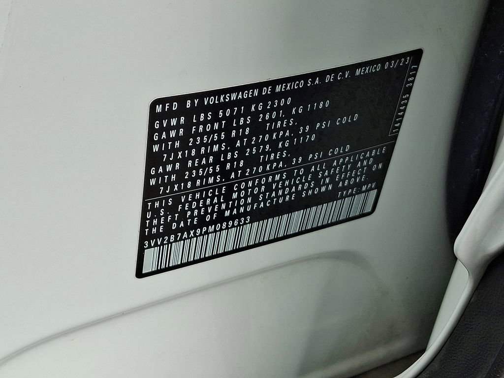 Certified 2023 Volkswagen Tiguan SE AWD/4WD image 28