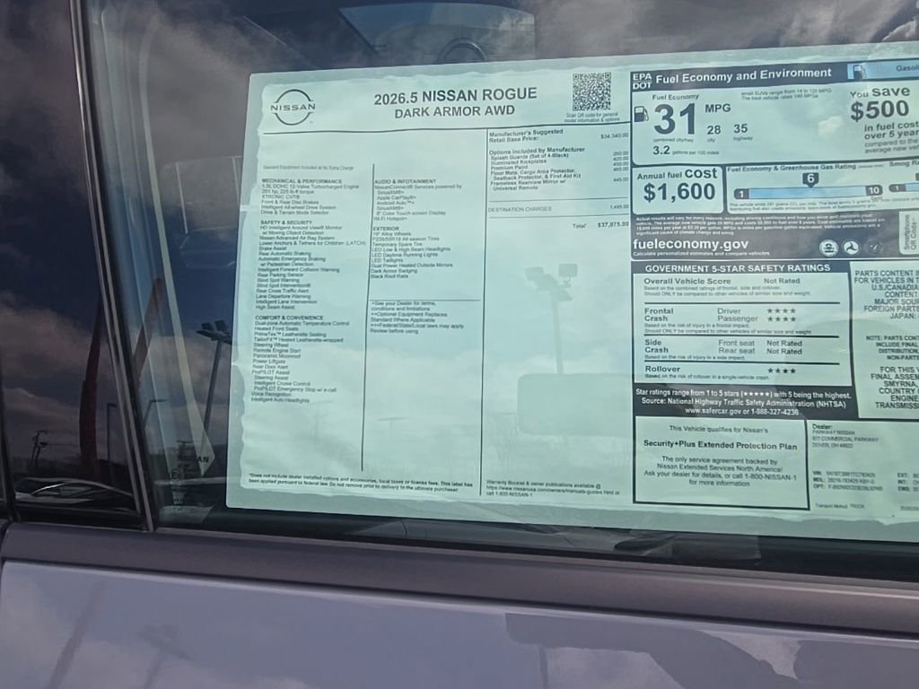 New 2026 Nissan Rogue SV AWD/4WD image 37