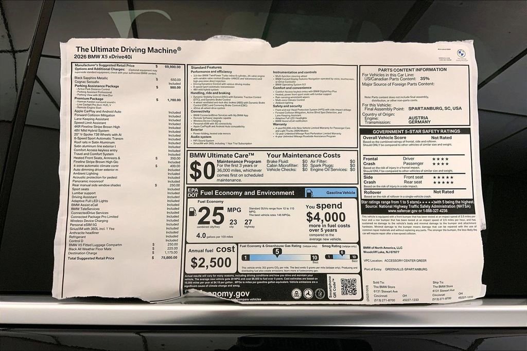 New 2026 BMW X5 xDrive40i image 12