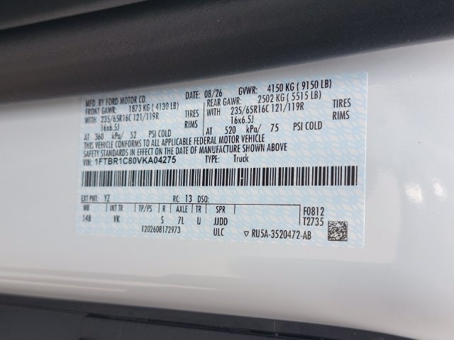 New 2027 Ford Transit 250 148 Medium Roof w/ Load Area Protection Package RWD image 31