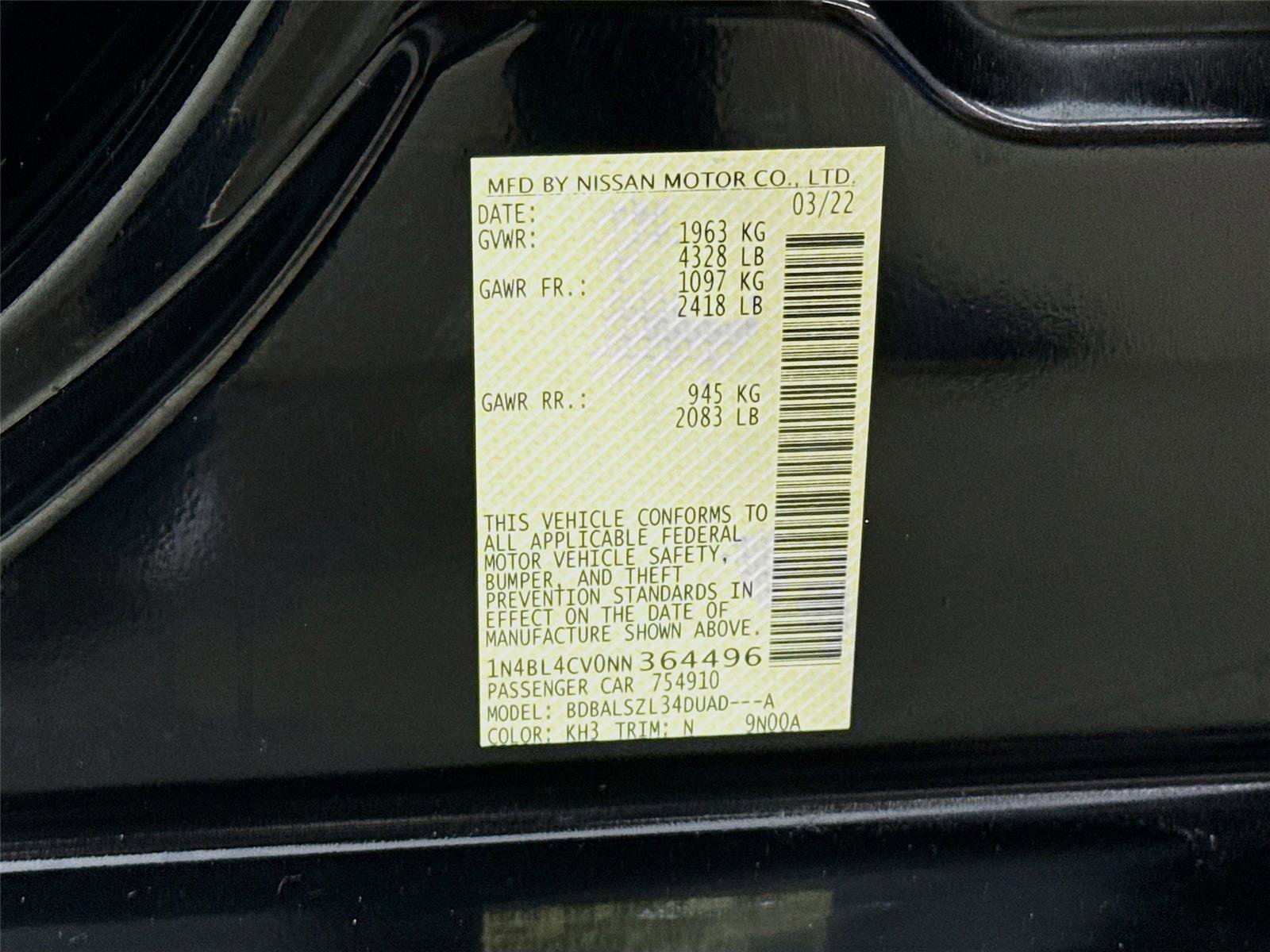 Used 2022 Nissan Altima 2.5 SR w/ Midnight Edition Package image 37