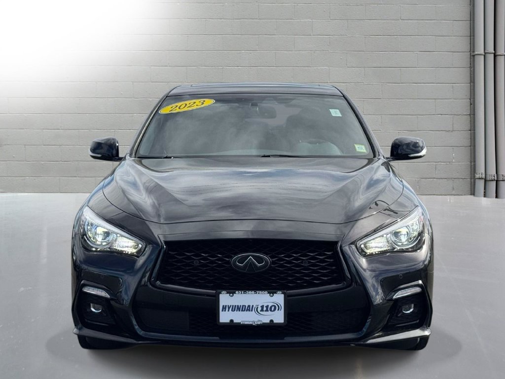 Used 2023 INFINITI Q50 Red Sport 400 w/ Black Opal Edition AWD/4WD image 2