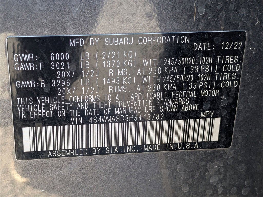 Used 2023 Subaru Ascent Limited image 22