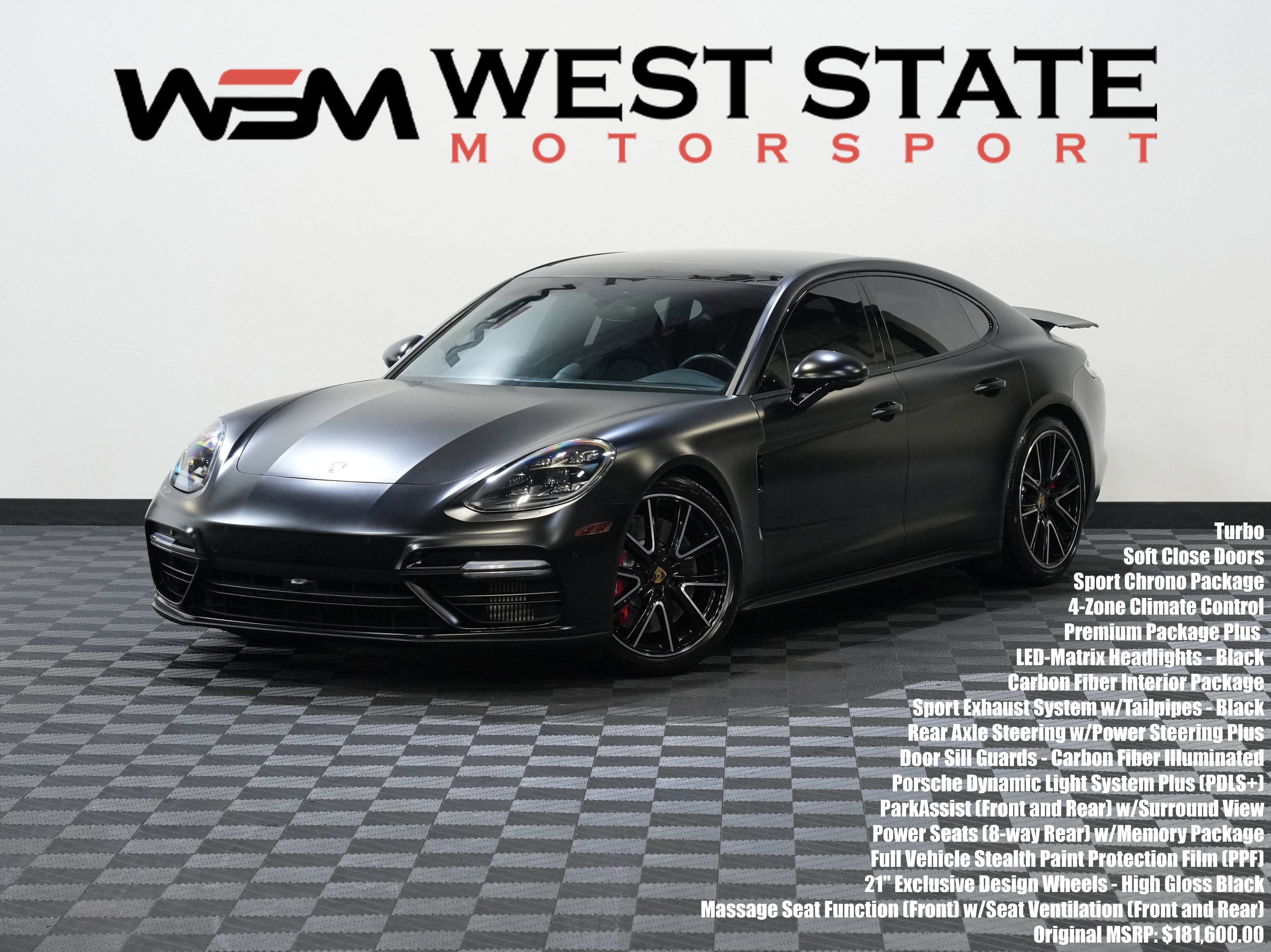 Used 2018 Porsche Panamera Turbo
