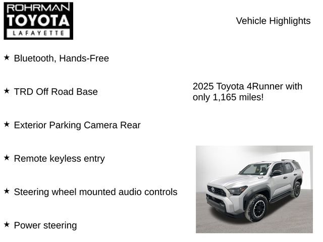 Used 2025 Toyota 4Runner TRD Off-Road image 7