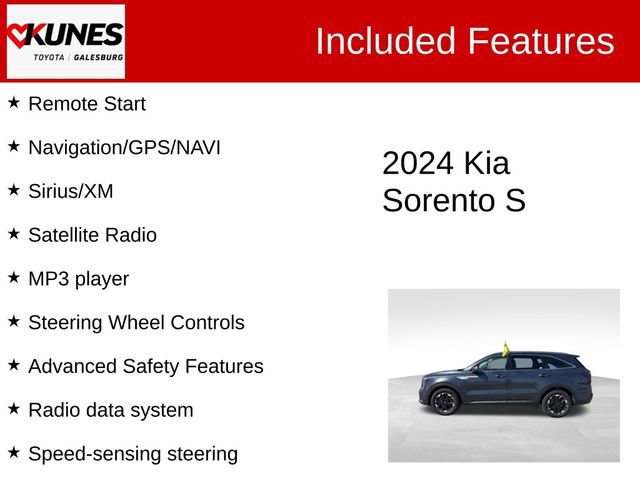 Used 2024 Kia Sorento S FWD image 3