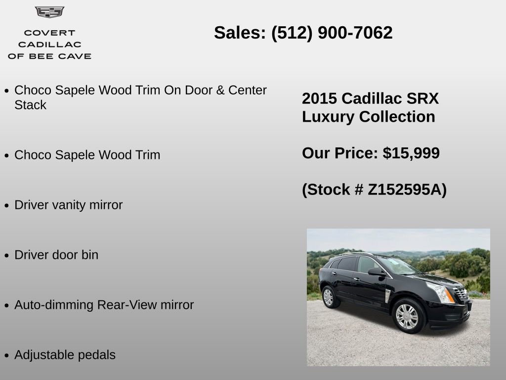 Used 2015 Cadillac SRX Luxury w/ Driver Awareness Package AWD/4WD image 18