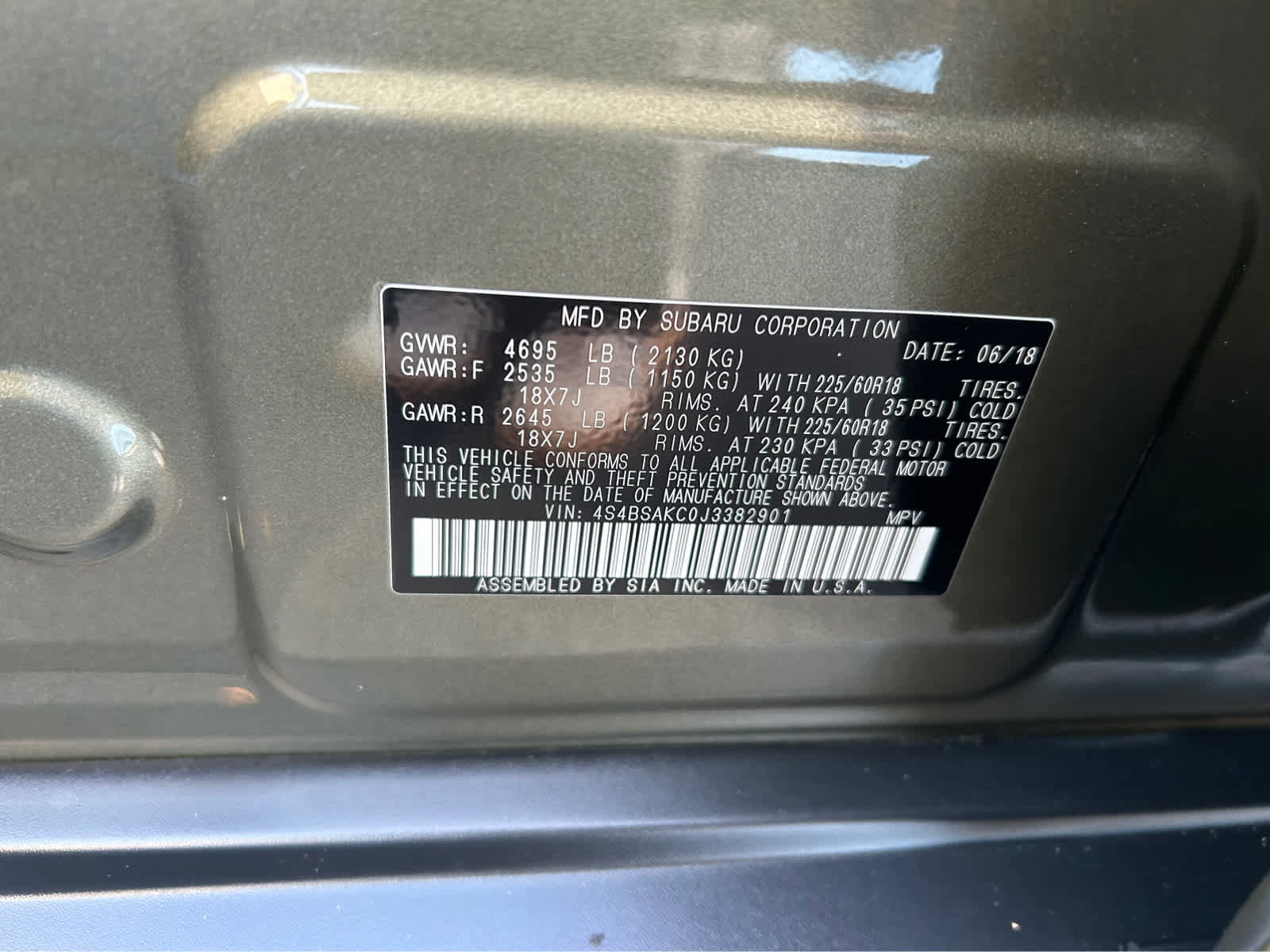 Used 2018 Subaru Outback 2.5i Limited image 27