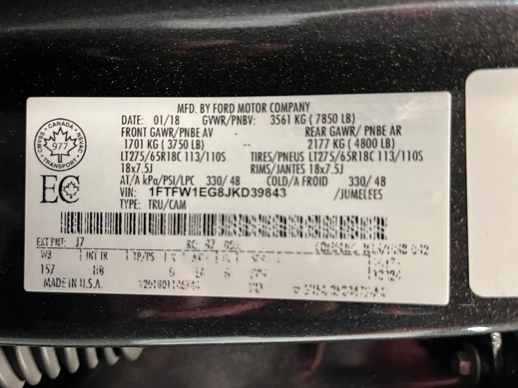 Used 2018 Ford F150 Lariat w/ Heavy-Duty Payload Package AWD/4WD image 24