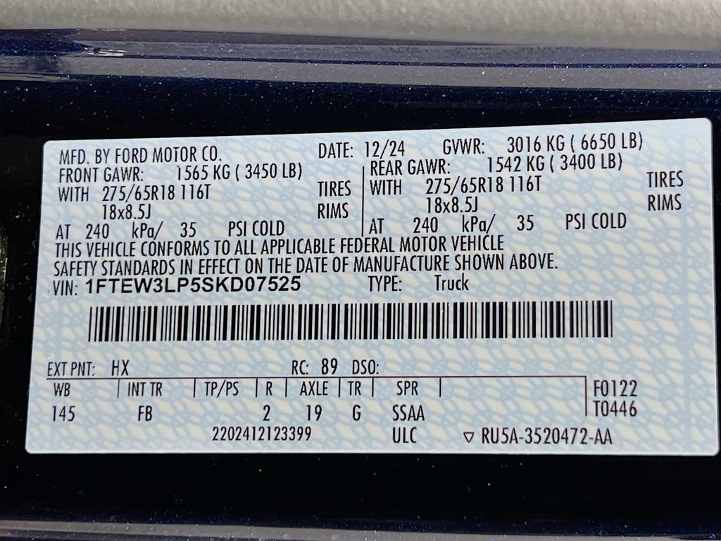 Certified 2025 Ford F150 XLT w/ Equipment Group 302A MID AWD/4WD image 32