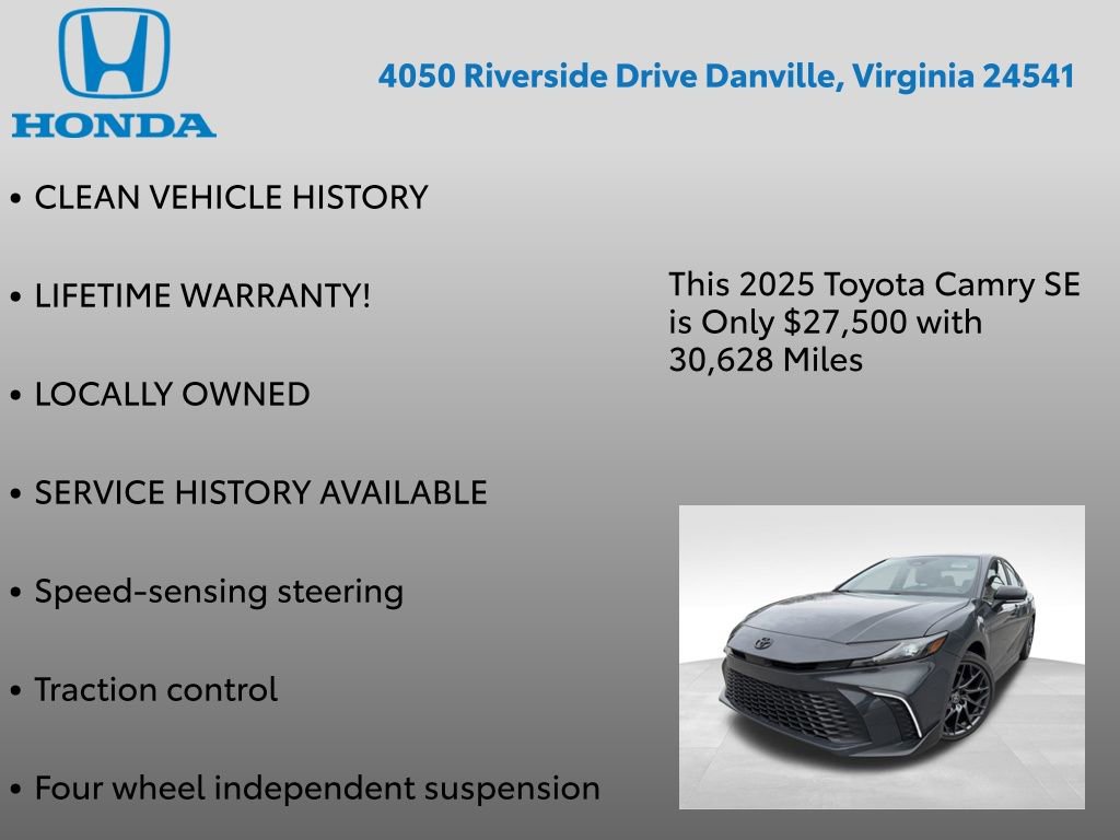 Used 2025 Toyota Camry SE image 7